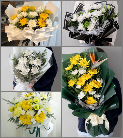 江苏淮安清江浦区城南乡白事花束代送